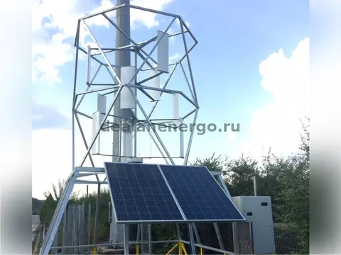 Ветросолнечная станция GSk 2 кВт Сербия, г. Крушевац.